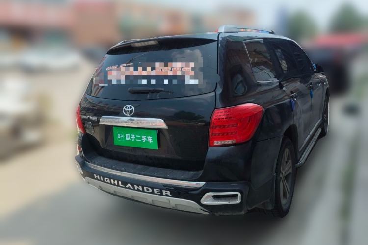 Used Toyota Highlander 2013 2.7L Two-Wheel Drive 7-Seater Zijin Edition Rear Right 45 Deg