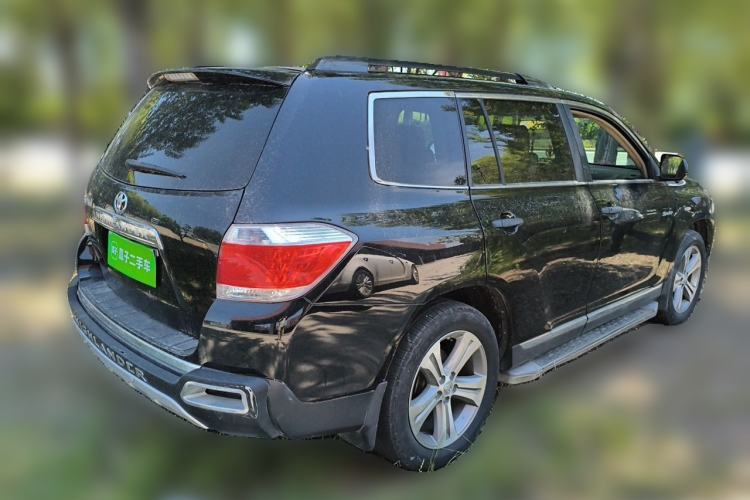 Used Toyota Highlander 2013 2.7L Two-Wheel Drive 7-Seater Zijin Edition Rear Right 45 Deg