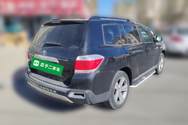 Used Toyota Highlander 2013 2.7L Two-Wheel Drive 7-Seater Zijin Edition Rear Right 45 Deg