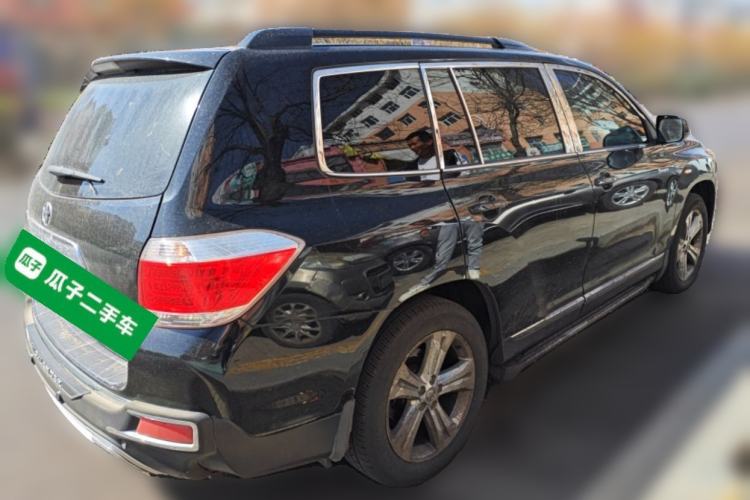 Used Toyota Highlander 2013 2.7L Two-Wheel Drive 7-Seater Zijin Edition Rear Right 45 Deg