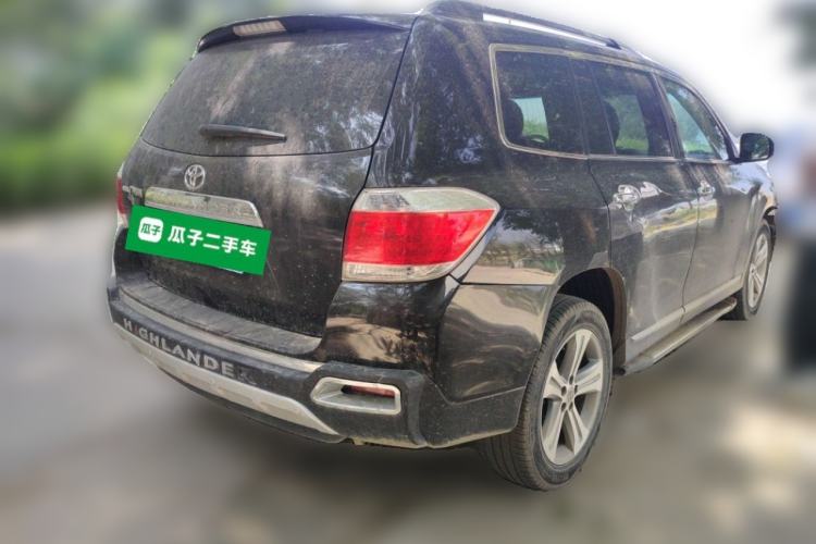Used Toyota Highlander 2013 2.7L Two-Wheel Drive 7-Seater Zijin Edition Rear Right 45 Deg