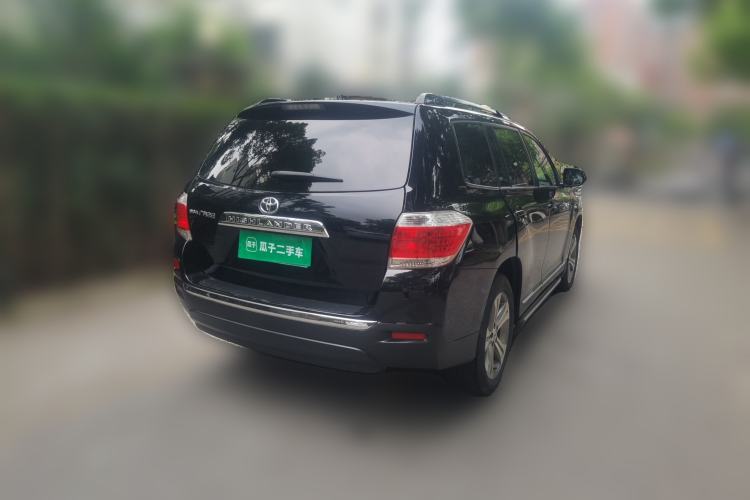 Used Toyota Highlander 2013 2.7L Two-Wheel Drive 7-Seater Zijin Edition Rear Right 45 Deg
