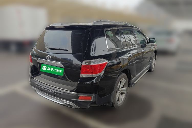 Used Toyota Highlander 2013 2.7L Two-Wheel Drive 7-Seater Zijin Edition Rear Right 45 Deg