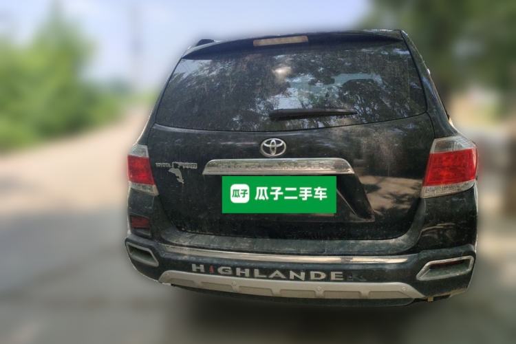 Used Toyota Highlander 2013 2.7L Two-Wheel Drive 7-Seater Zijin Edition Rear