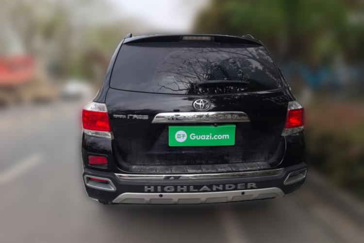Used Toyota Highlander 2013 2.7L Two-Wheel Drive 7-Seater Zijin Edition Rear