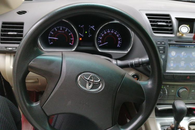 Used Toyota Highlander 2013 2.7L Two-Wheel Drive 5-Seater Purple Gold Edition Steering Wheel