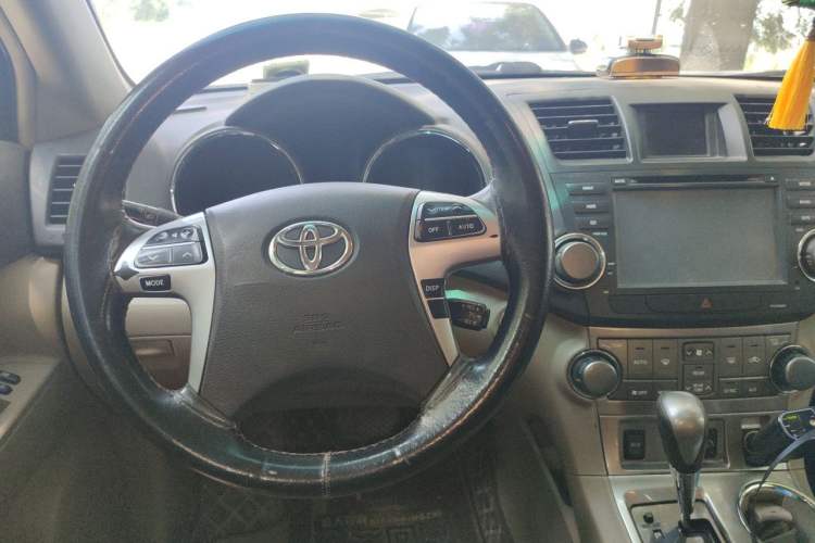 Used Toyota Highlander 2013 2.7L Two-Wheel Drive 7-Seater Zijin Edition Steering Wheel