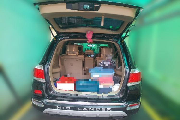 Used Toyota Highlander 2013 2.7L Two-Wheel Drive 7-Seater Zijin Edition Trunk