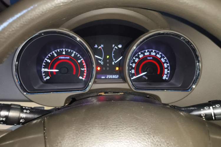 Used Toyota Highlander 2013 2.7L Two-Wheel Drive 5-Seater Purple Gold Edition Instrument Cluster