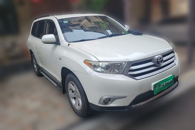 Used Toyota Highlander 2013 2.7L Two-Wheel Drive 5-Seater Purple Gold Edition Front Right 45 Deg