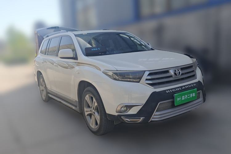 Used Toyota Highlander 2013 2.7L Two-Wheel Drive 7-Seater Zijin Edition Front Right 45 Deg