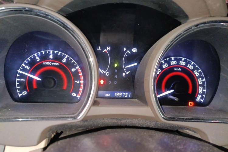 Used Toyota Highlander 2013 2.7L Two-Wheel Drive 5-Seater Purple Gold Edition Instrument Cluster