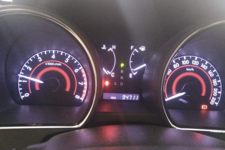 Used Toyota Highlander 2013 2.7L Two-Wheel Drive 5-Seater Purple Gold Edition Instrument Cluster