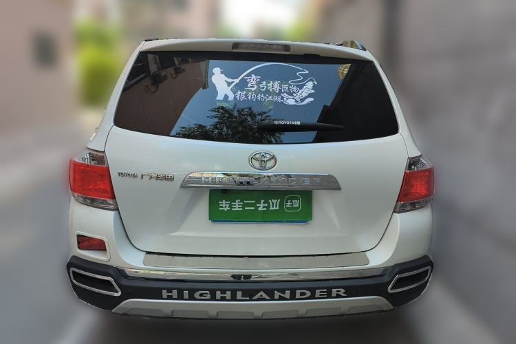 Used Toyota Highlander 2013 2.7L Two-Wheel Drive 7-Seater Zijin Edition Rear