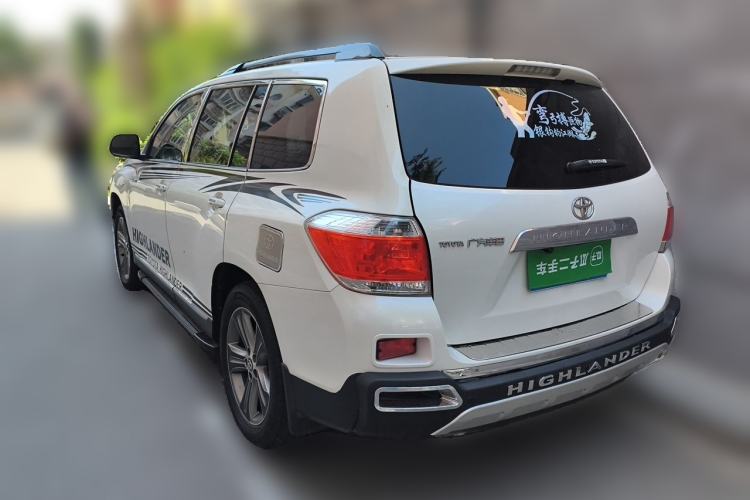 Used Toyota Highlander 2013 2.7L Two-Wheel Drive 7-Seater Zijin Edition Rear Left 45 Deg