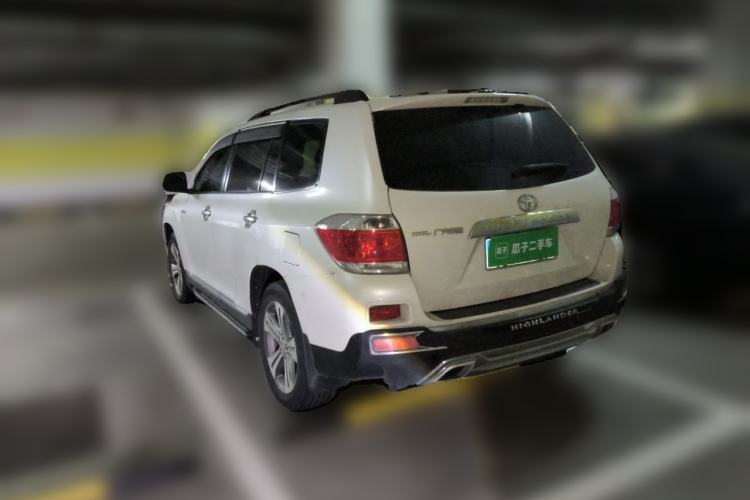 Used Toyota Highlander 2013 2.7L Two-Wheel Drive 7-Seater Zijin Edition Rear Left 45 Deg