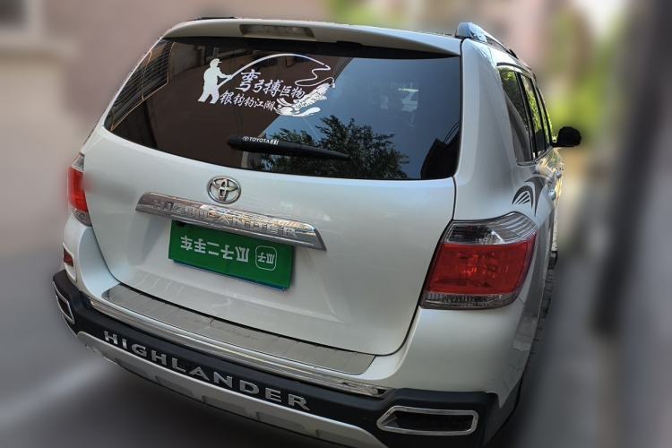 Used Toyota Highlander 2013 2.7L Two-Wheel Drive 7-Seater Zijin Edition Rear Right 45 Deg