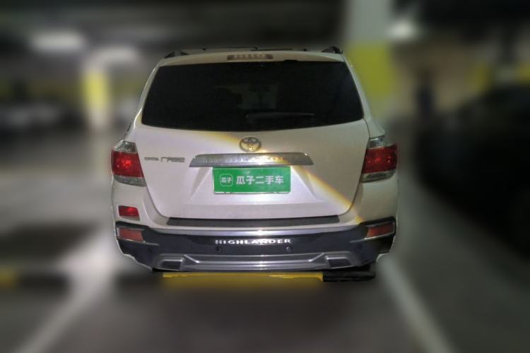 Used Toyota Highlander 2013 2.7L Two-Wheel Drive 7-Seater Zijin Edition Rear