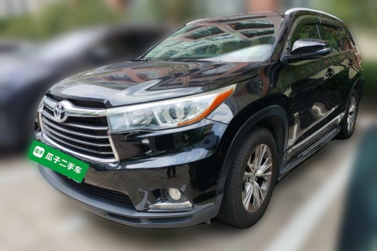 Used Toyota Highlander 2015 2.0T Four-Wheel Drive Elite Edition 7-Seater Guazi used car, China used car export, Used car for sale, Used cars, Cheapest cars for sale