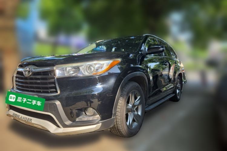 Used Toyota Highlander 2015 2.0T Four-Wheel Drive Luxury Edition 7-Seater Guazi used car, China used car export, Used car for sale, Used Toyota cars, Cheapest cars for sale