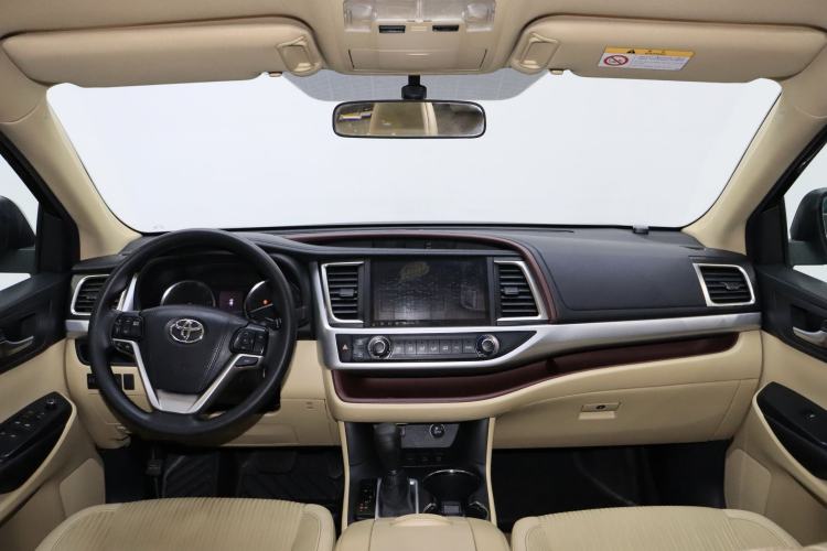 Used Toyota Highlander 2015 2.0T Four-Wheel Drive Elite Edition 7-Seater Audio And AC Panel