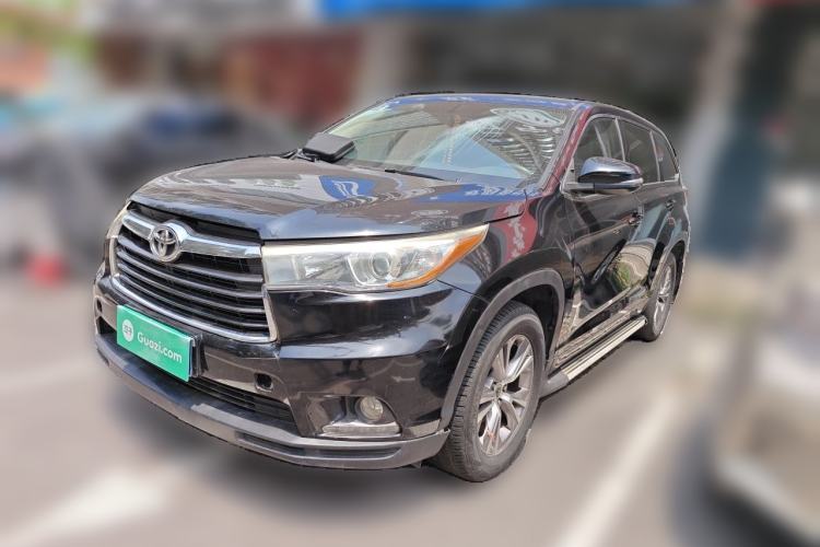 Used Toyota Highlander 2015 2.0T Four-Wheel Drive Elite Edition 7-Seater Guazi used car, China used car export, Used car for sale, Used cars, Cheapest cars for sale