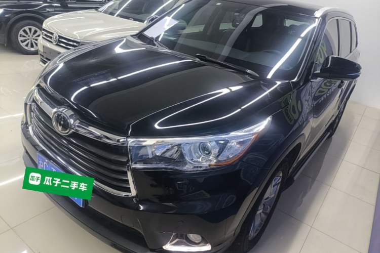 Used Toyota Highlander 2015 2.0T Four-Wheel Drive Ultimate Edition 7-Seater Guazi used car, China used car export, Used car for sale, Used cars, Cheapest cars for sale