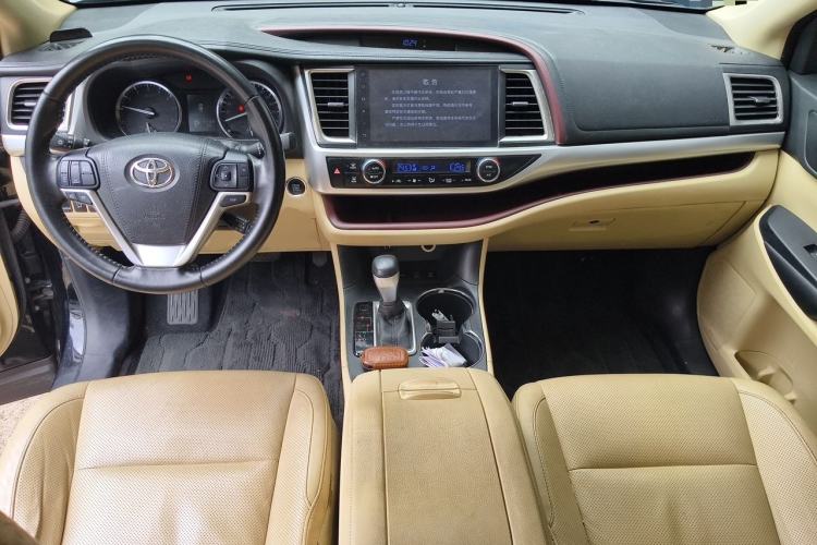 Used Toyota Highlander 2015 2.0T Four-Wheel Drive Luxury Edition 7-Seater Center Console