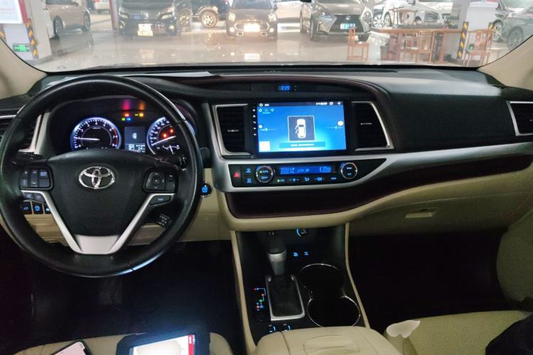 Used Toyota Highlander 2015 2.0T Four-Wheel Drive Luxury Edition 7-Seater Center Console