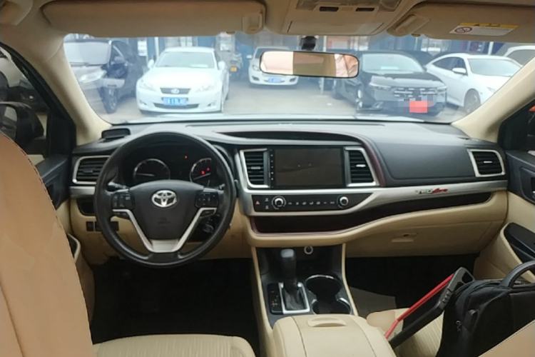 Used Toyota Highlander 2015 2.0T Four-Wheel Drive Elite Edition 7-Seater Center Console