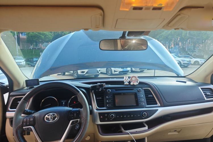 Used Toyota Highlander 2015 2.0T Four-Wheel Drive Elite Edition 7-Seater Center Console