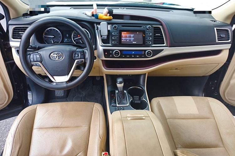 Used Toyota Highlander 2015 2.0T Four-Wheel Drive Luxury Edition 7-Seater Center Console