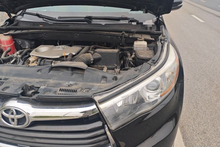 Used Toyota Highlander 2015 2.0T Four-Wheel Drive Luxury Edition 7-Seater Engine Bay Left