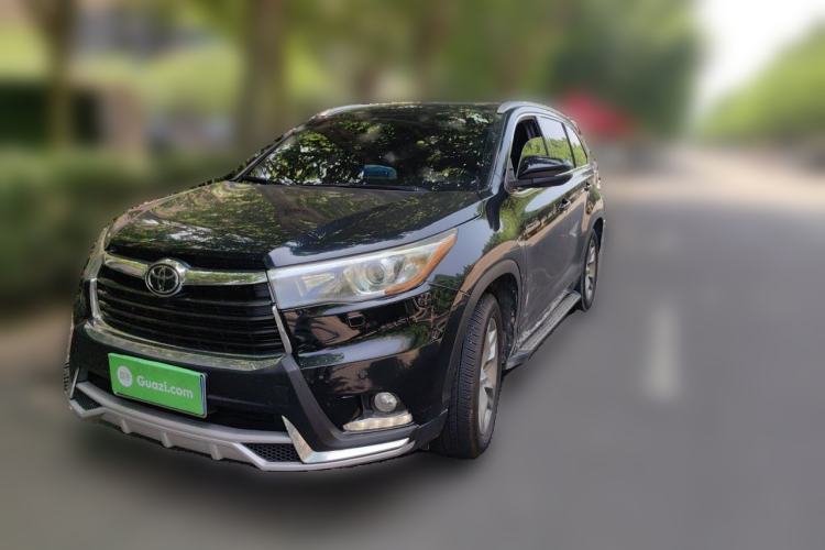 Used Toyota Highlander 2015 2.0T Four-Wheel Drive Ultimate Edition 7-Seater Guazi used car, China used car export, Used car for sale, Used cars, Cheapest cars for sale