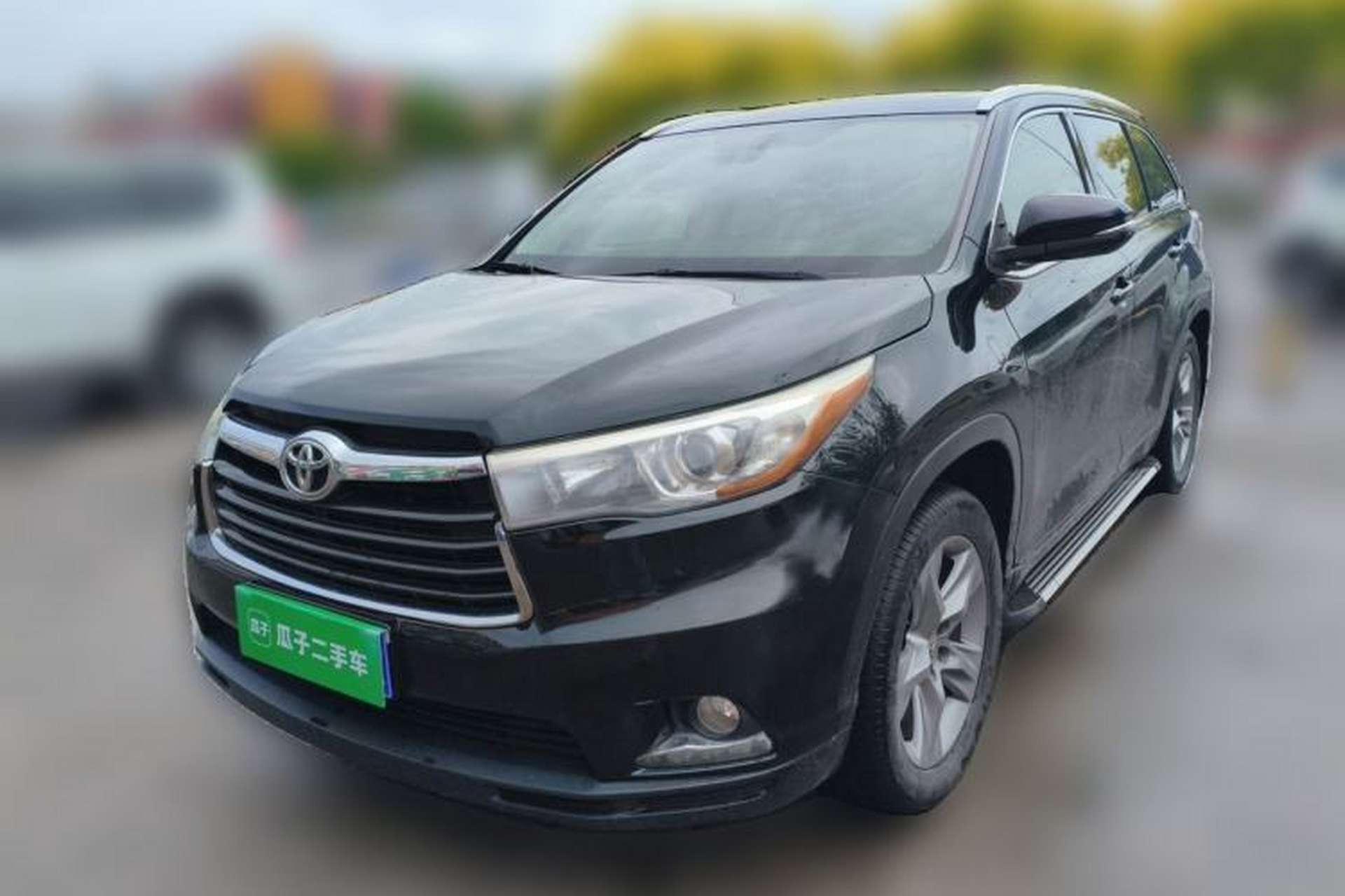 Used Toyota Highlander 2015 2.0T Four-Wheel Drive Luxury Edition 7-Seater Front Left 45 Deg