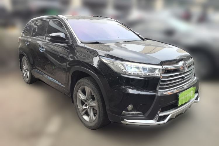 Used Toyota Highlander 2015 2.0T Four-Wheel Drive Luxury Edition 7-Seater Front Right 45 Deg