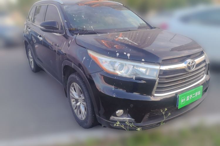 Used Toyota Highlander 2015 2.0T Four-Wheel Drive Elite Edition 7-Seater Front Right 45 Deg