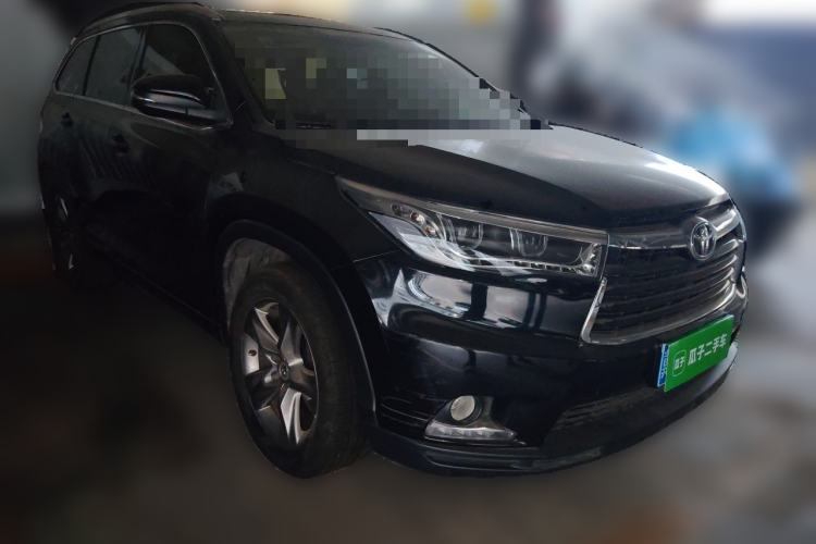 Used Toyota Highlander 2015 2.0T Four-Wheel Drive Luxury Edition 7-Seater Front Right 45 Deg