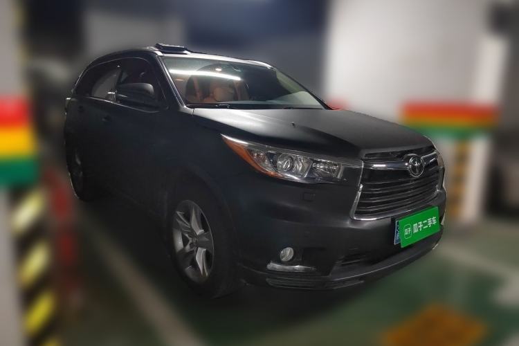 Used Toyota Highlander 2015 2.0T Four-Wheel Drive Ultimate Edition 7-Seater Front Right 45 Deg