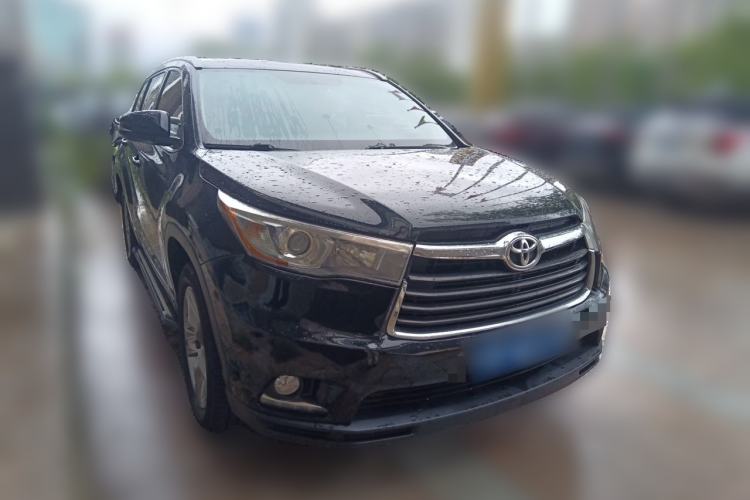 Used Toyota Highlander 2015 2.0T Four-Wheel Drive Luxury Edition 7-Seater Front Right 45 Deg