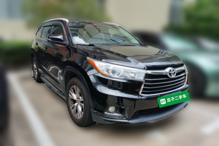 Used Toyota Highlander 2015 2.0T Four-Wheel Drive Elite Edition 7-Seater Front Right 45 Deg