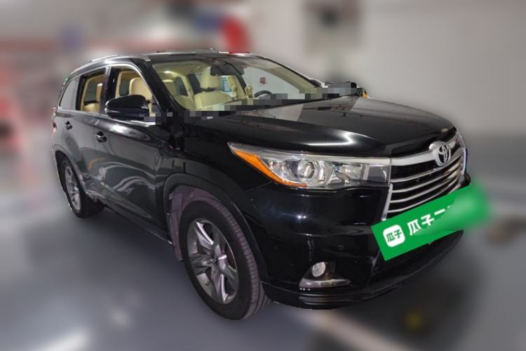 Used Toyota Highlander 2015 2.0T Four-Wheel Drive Luxury Edition 7-Seater Front Right 45 Deg
