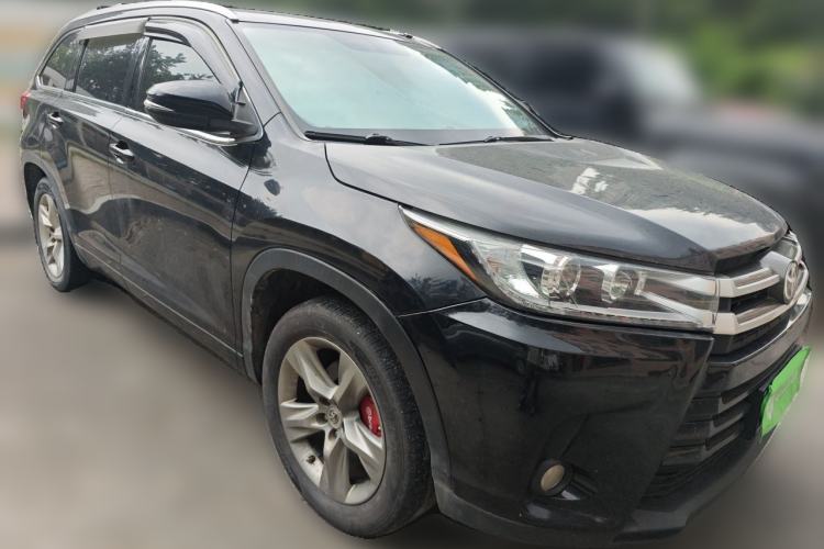 Used Toyota Highlander 2015 2.0T Four-Wheel Drive Luxury Edition 7-Seater Front Right 45 Deg