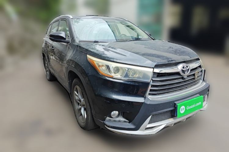 Used Toyota Highlander 2015 2.0T Four-Wheel Drive Luxury Edition 7-Seater Front Right 45 Deg