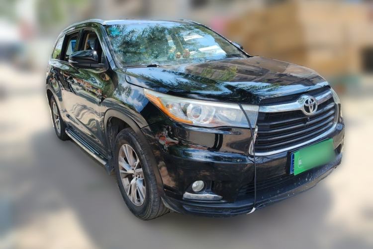 Used Toyota Highlander 2015 2.0T Four-Wheel Drive Elite Edition 7-Seater Front Right 45 Deg