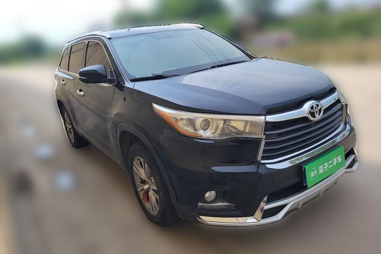Used Toyota Highlander 2015 2.0T Four-Wheel Drive Elite Edition 7-Seater Front Right 45 Deg
