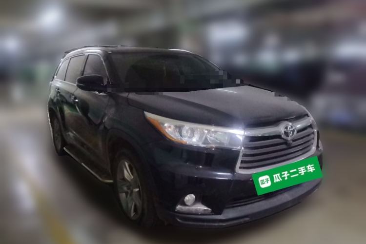 Used Toyota Highlander 2015 2.0T Four-Wheel Drive Luxury Edition 7-Seater Front Right 45 Deg