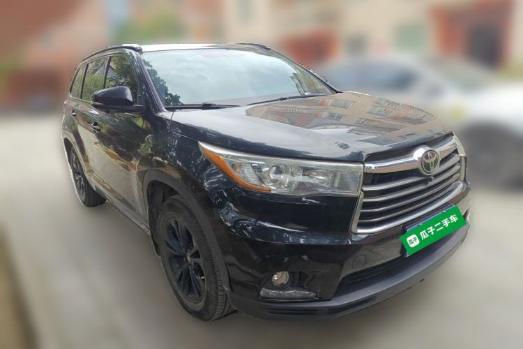 Used Toyota Highlander 2015 2.0T Four-Wheel Drive Elite Edition 7-Seater Front Right 45 Deg