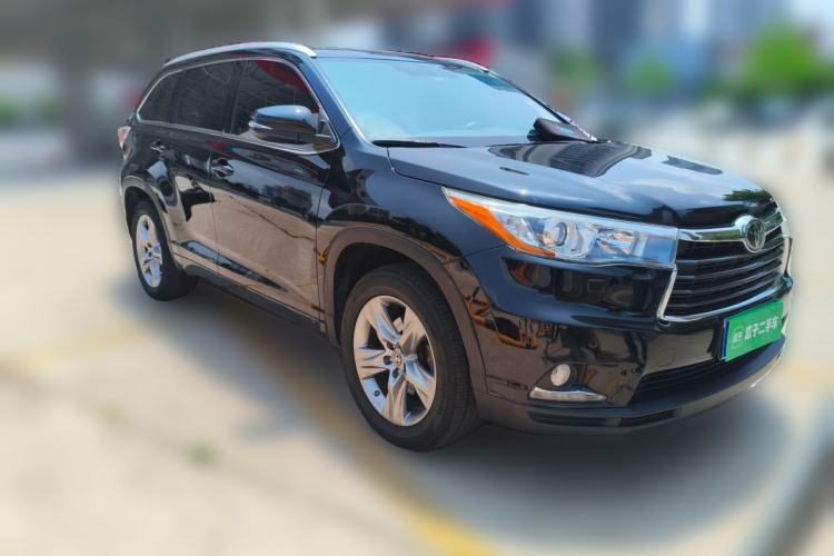 Used Toyota Highlander 2015 2.0T Four-Wheel Drive Ultimate Edition 7-Seater Front Right 45 Deg