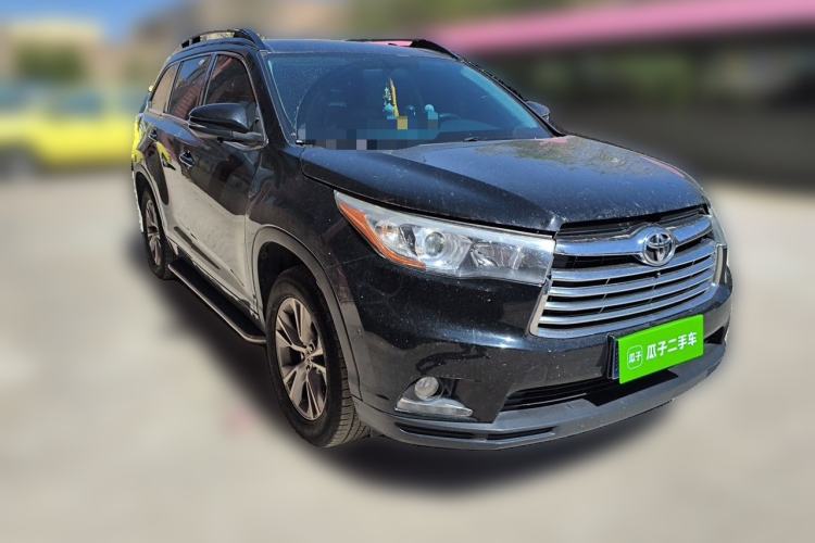 Used Toyota Highlander 2015 2.0T Four-Wheel Drive Elite Edition 7-Seater Front Right 45 Deg